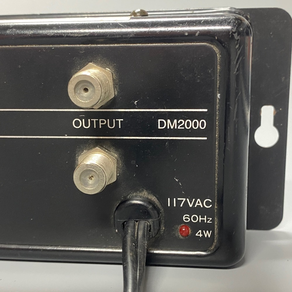 Gemini Signal Amplifier OS Black Excellent DM2000 VHF UHF FM 24dB 2-Output - Picture 7 of 11
